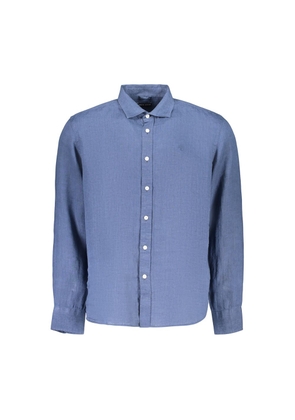North Sails Blue Linen Men's Shirt - S