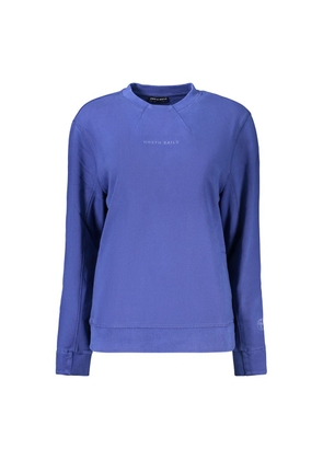 North Sails Blue Cotton Women's Sweatshirt - XS