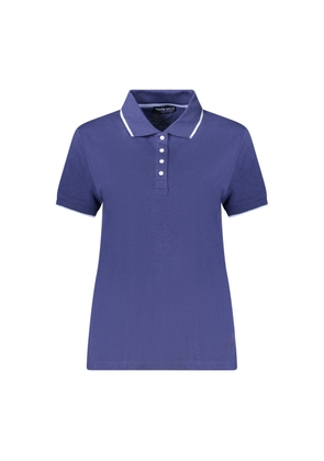 North Sails Blue Modal Womens Polo - XS