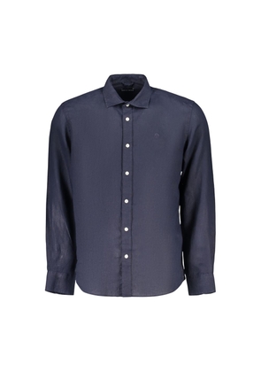 North Sails Blue Linen Men's Shirt - S