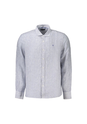 North Sails Blue Linen Men's Shirt - S