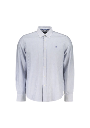 North Sails Blue Cotton Men's Shirt - S