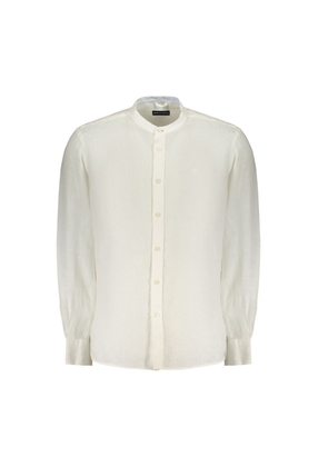 North Sails White Linen Men's Shirt - S
