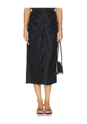 Cinq a Sept Cynthia Skirt in Black. Size 00. Also in 0, 2, 4, 6, 8.