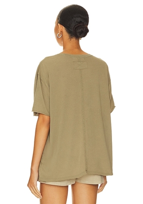 Free People x We The Free Nina Tee in Olive. Size XS. Also in S, M.