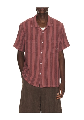 Dark Seas Lamont Shirt in Mauve. Size S. Also in M, L, XL/1X.