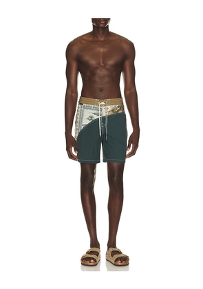 Dark Seas Aliso Boardshort in Dark Green. Size 30. Also in 32, 34, 36.