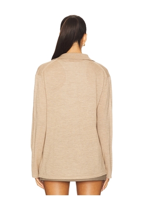Guest In Residence Showtime Shirt in Taupe. Size M. Also in XL.