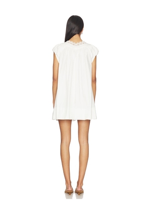 Free People Sundazed Mini Dress in White. Size XS. Also in S, M, L, XL.