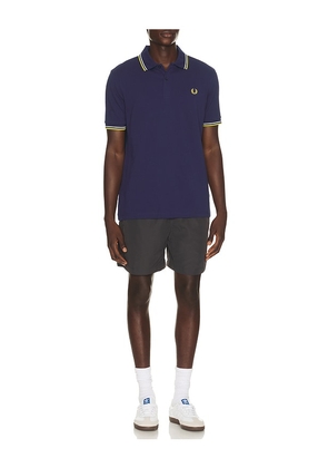 Fred Perry Twin Tipped Polo in Blue. Size S. Also in L, M, XL/1X.