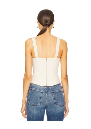 LPA Roselle Corset Top in Ivory. Size XS. Also in L, M, S, XL, XXS.