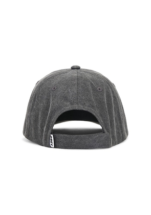 Obey Chance 6 Panel Velcro Back Cap in Black.