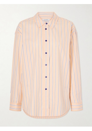 La Ligne - Striped Cotton-poplin Shirt - Neutrals - xx small,x small,small,medium,large,x large