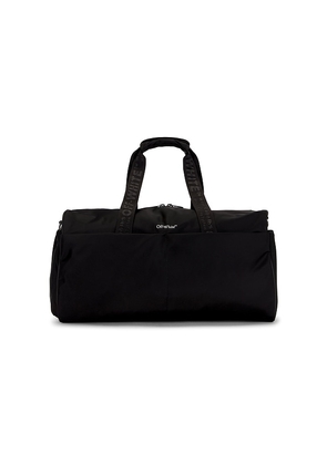 OFF-WHITE Heritage Gym Bag in Black.