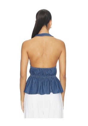 Lovers and Friends Juni Top in Blue. Size XS. Also in XXS, S, M, L, XL.