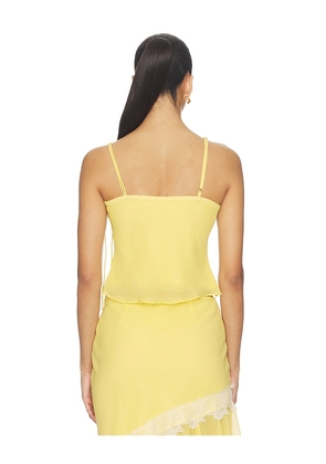 MORE TO COME Yara Top in Yellow. Size XXS. Also in L.