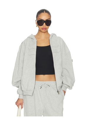 NIIHAI Cover Hoodie in Grey. Size XS. Also in S, M, L.