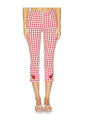 Lisa Says Gah Kristin Pant in Red. Size XS. Also in S, M, L, XL, XXL, XXXL.