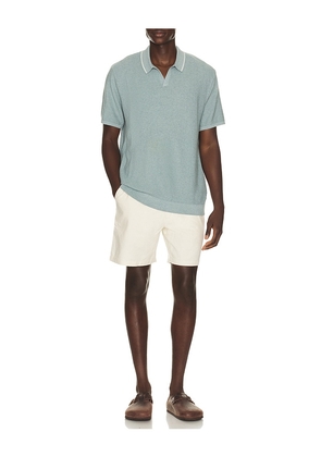 Marine Layer Greyson Knitted Polo in Blue. Size S. Also in XL/1X.
