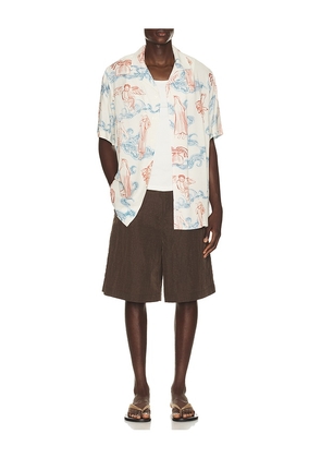 OAS Lorien Rocco Shirt in Cream. Size S. Also in M, L, XL/1X.