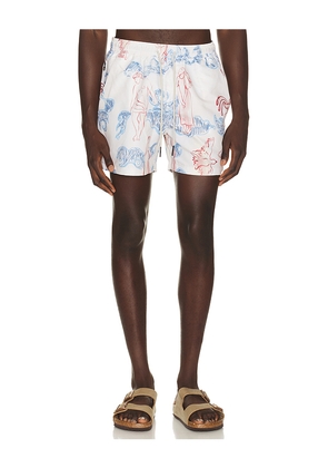 OAS Lorien Swim Shorts in White. Size S. Also in M, L, XL/1X.