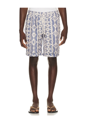 OAS Nicola Shorts in Blue. Size S. Also in M, L, XL/1X.