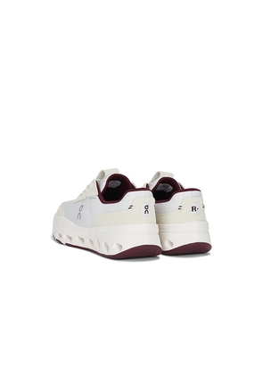 On The Roger Wildcard in Ivory,Burgundy. Size 7. Also in 7.5, 8, 8.5, 9, 9.5, 10, 10.5, 11, 11.5, 12, 12.5, 13.
