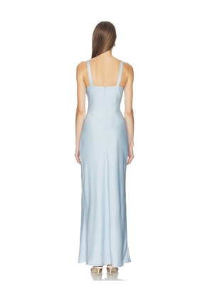 Runaway The Label Esme High Split Maxi Dress in Baby Blue. Size S. Also in XS, L.