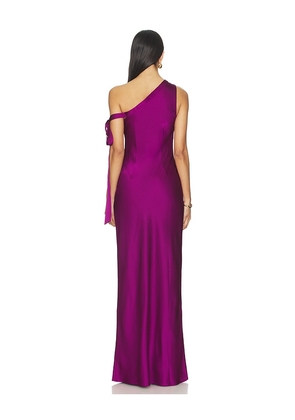 Runaway The Label Viola One Shoulder Maxi Dress in Purple. Size S. Also in XL.