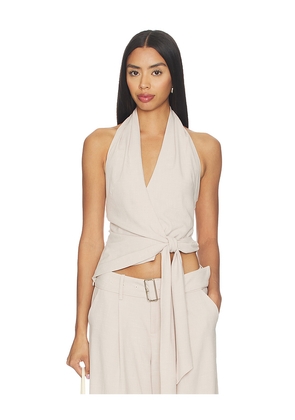 SOVERE Deena Top in Beige. Size S. Also in XS.
