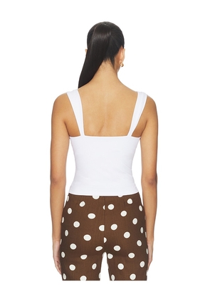 Susana Monaco Angle Strap Top in White. Size XS. Also in L, M, S, XL.