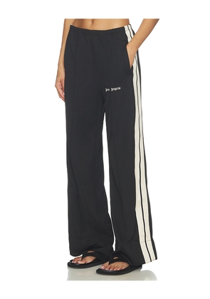 Palm Angels Classic Logo Track Loose Pant in Black. Size XS. Also in S, M, XL.