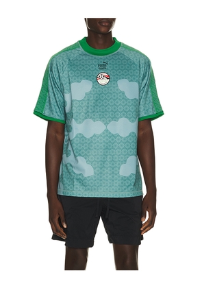 Puma Select x EPF x SB King Jersey in Green. Size XS. Also in S, M, L, XL/1X, XXL/2X.