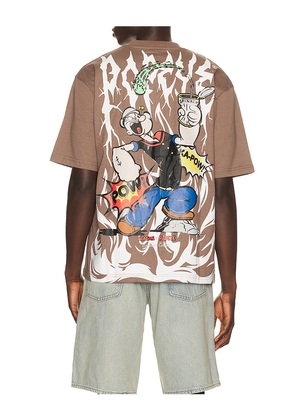 REASON Popeye Tee in Taupe. Size S. Also in M, L, XL/1X.