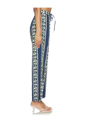 Verandah Linen Lounge Pants in Navy. Size XS. Also in S, M, L, XL.