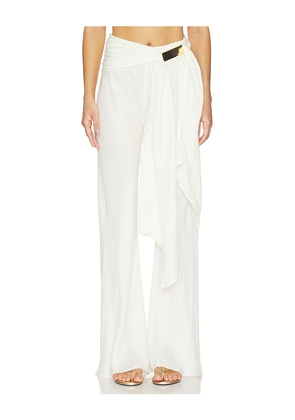Vix Swimwear X Rosie Huntington-Whiteley Rosie Pant in Ivory. Size XS. Also in S, M, L.