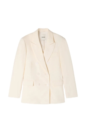 SANDRO double-breasted blazer - Neutrals