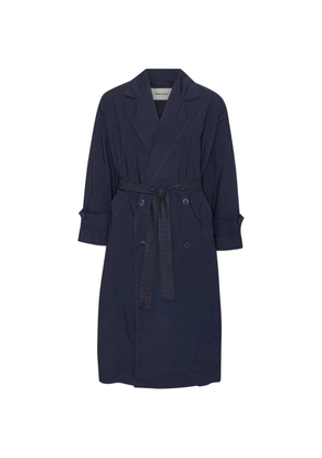 Henrik Vibskov Dimout double-breasted belted coat - Blue