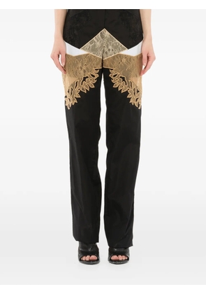 Givenchy lace panel trouser - Black
