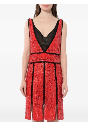 PUCCI sequin embellished midi dress - Red