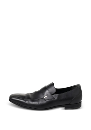 Gucci Pre-Owned penny strap loafers - Black