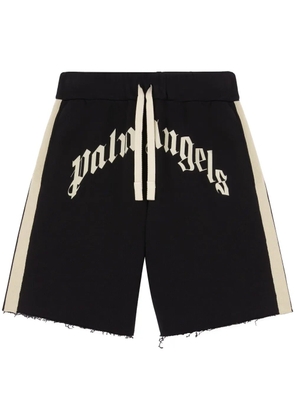 Palm Angels logo track shorts - Black