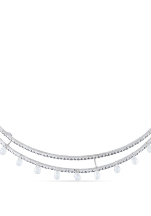 Aaron Basha diamond necklace - Silver