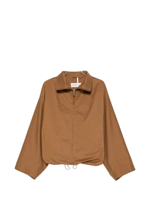 Nour Hammour Francois zip-fastening jacket - Brown