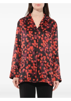 Givenchy abstract floral print shirt - Black