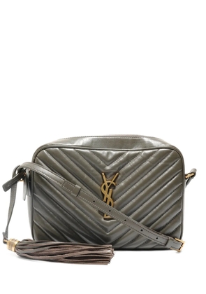 Saint Laurent Pre-Owned 2019 Lou quilted shoulder bag - Grey