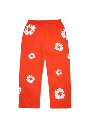 Denim Tears floral-print track pants - Orange