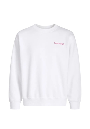 Sporty & Rich logo-print sweatshirt - White
