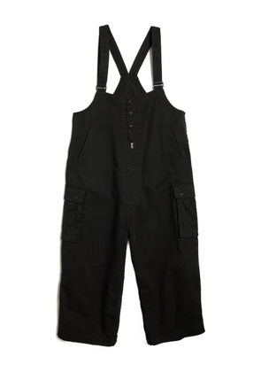 Yohji Yamamoto buttoned pocket jumpsuit - Black