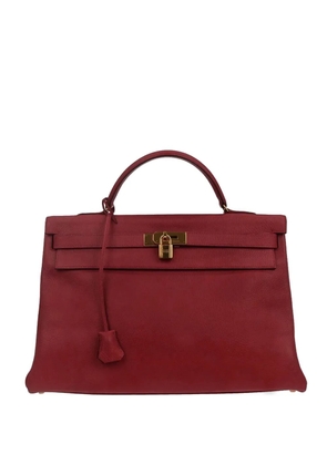 Hermès Pre-Owned 1999 40 Kelly Retourne tote bag - Red